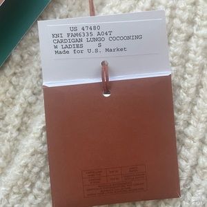 Loro Piana Cocooning Cardigan - new with tags! Small, Kasha color, 100% cashmere